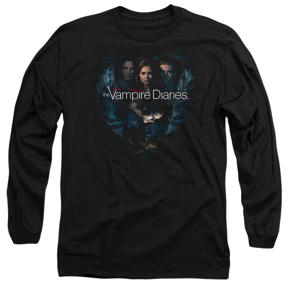 The Vampire Diaries Hearts Desire Men's 18/1 Cotton Long-Sleeve T-Shirt