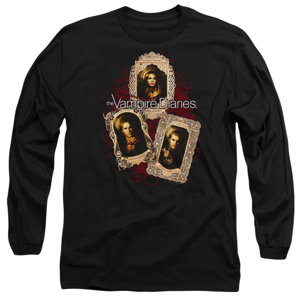 The Vampire Diaries Holy Cards Men's 18/1 Cotton Long-Sleeve T-Shirt