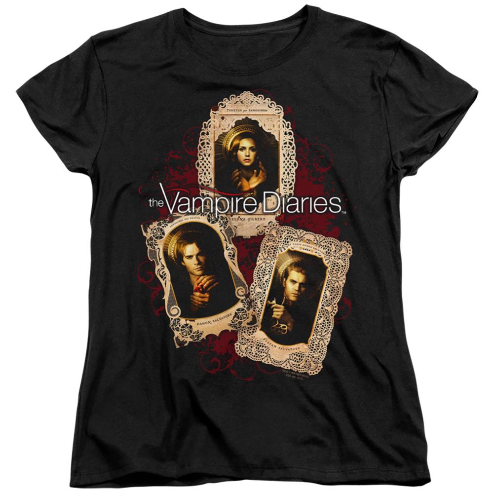 The Vampire Diaries Holy Cards Women's 18/1 Cotton Short-Sleeve T-Shirt