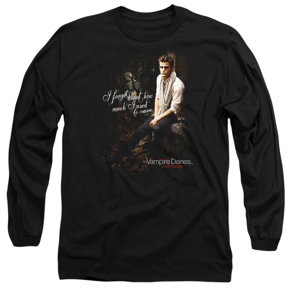 The Vampire Diaries I Used To Care Men's 18/1 Cotton Long-Sleeve T-Shirt