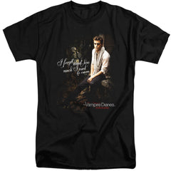 The Vampire Diaries I Used To Care Men's 18/1 Tall Cotton Short-Sleeve T-Shirt