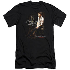 The Vampire Diaries I Used To Care Men's Ultra-Soft 30/1 Cotton Slim Short-Sleeve T-Shirt