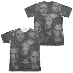 The Vampire Diaries In The Woods (Front/Back Print) Men's Regular Fit Poly Cotton Short-Sleeve T-Shirt