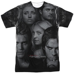 The Vampire Diaries In The Woods Men's Regular Fit Polyester Short-Sleeve T-Shirt
