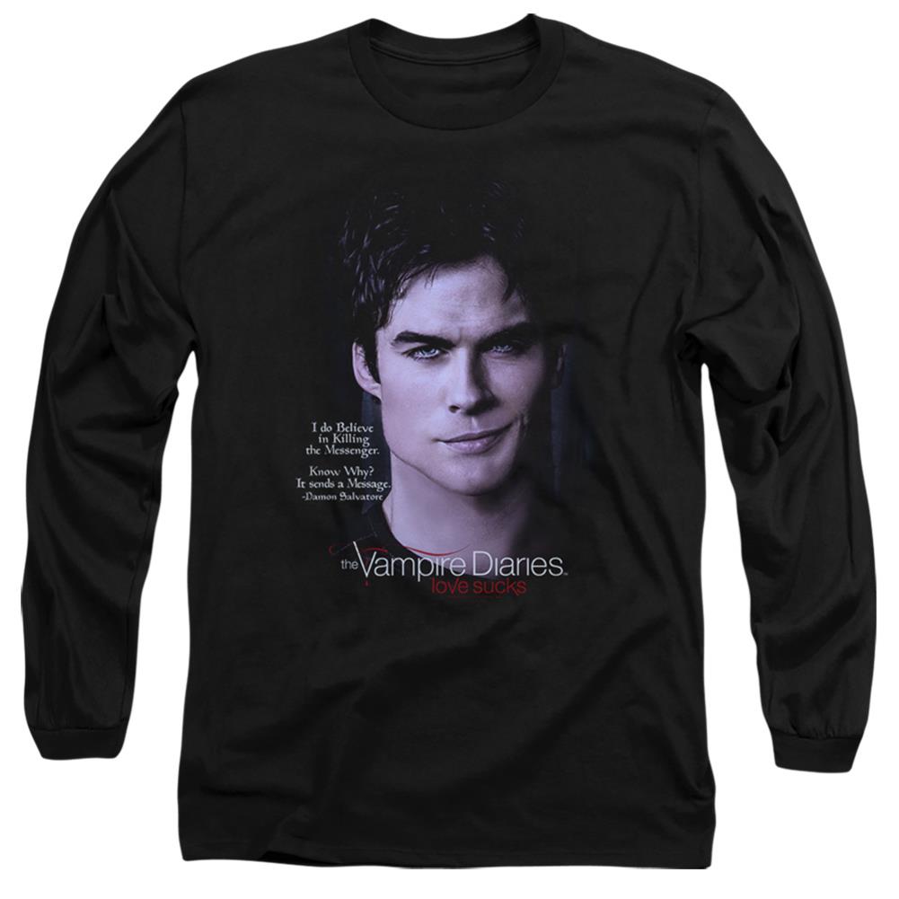 The Vampire Diaries Messanger Men's 18/1 Cotton Long-Sleeve T-Shirt