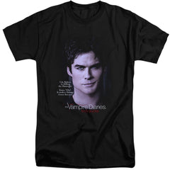 The Vampire Diaries Messanger Men's 18/1 Tall Cotton Short-Sleeve T-Shirt