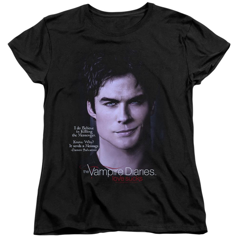The Vampire Diaries Messanger Women's 18/1 Cotton Short-Sleeve T-Shirt