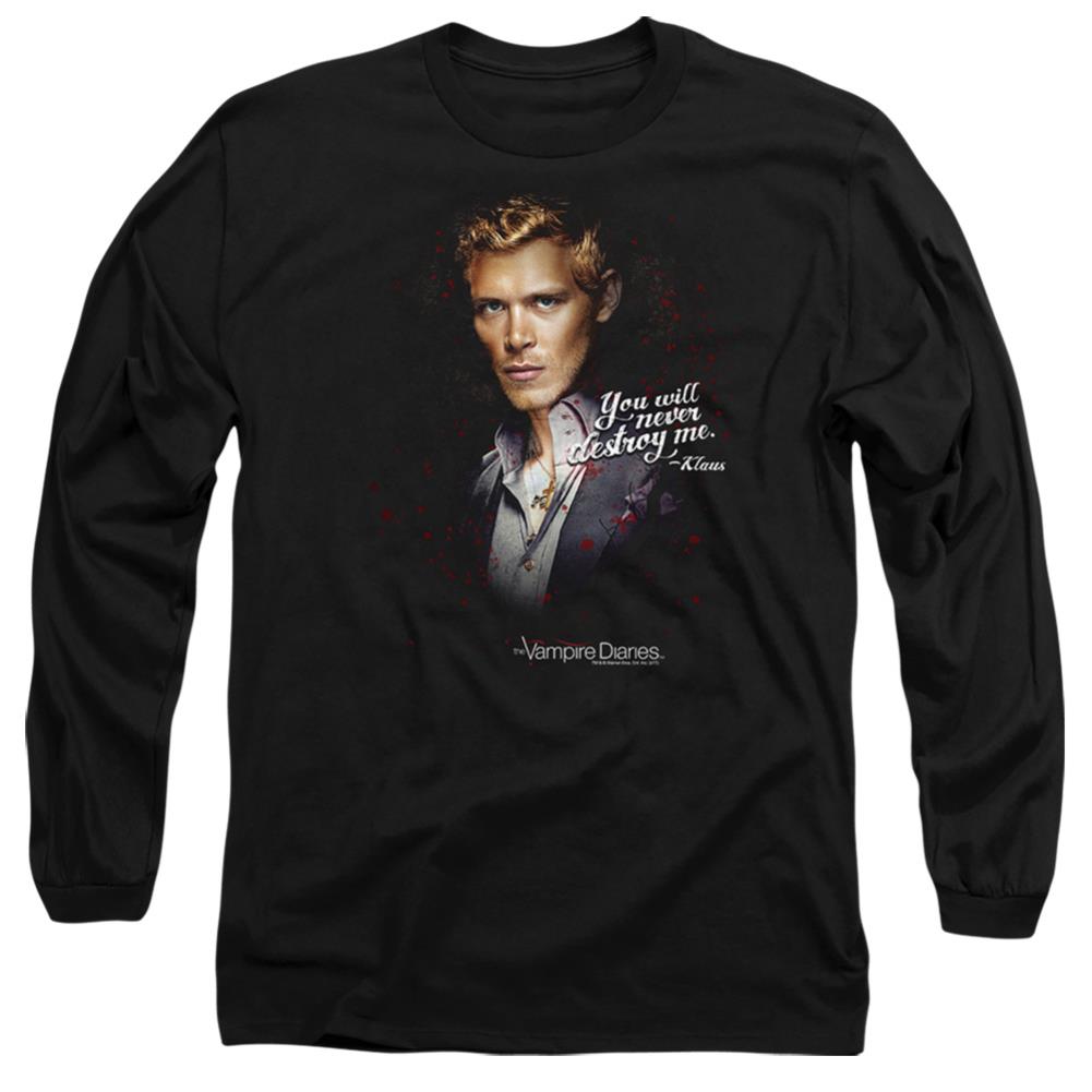 The Vampire Diaries Never Destroy Men's 18/1 Cotton Long-Sleeve T-Shirt