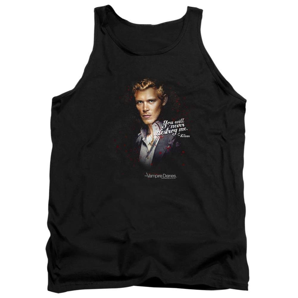 The Vampire Diaries Never Destroy Men's 18/1 Cotton Tank Top