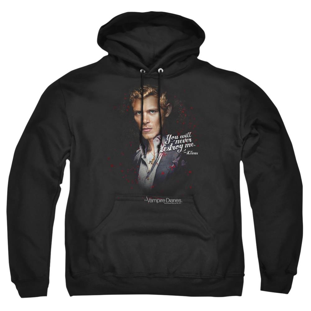 The Vampire Diaries Never Destroy Men's Pull-Over 75 25 Poly Hoodie
