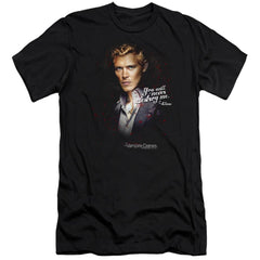 The Vampire Diaries Never Destroy Men's Ultra-Soft 30/1 Cotton Slim Short-Sleeve T-Shirt