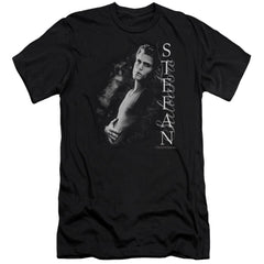 The Vampire Diaries Next To Me Men's Ultra-Soft 30/1 Cotton Slim Short-Sleeve T-Shirt