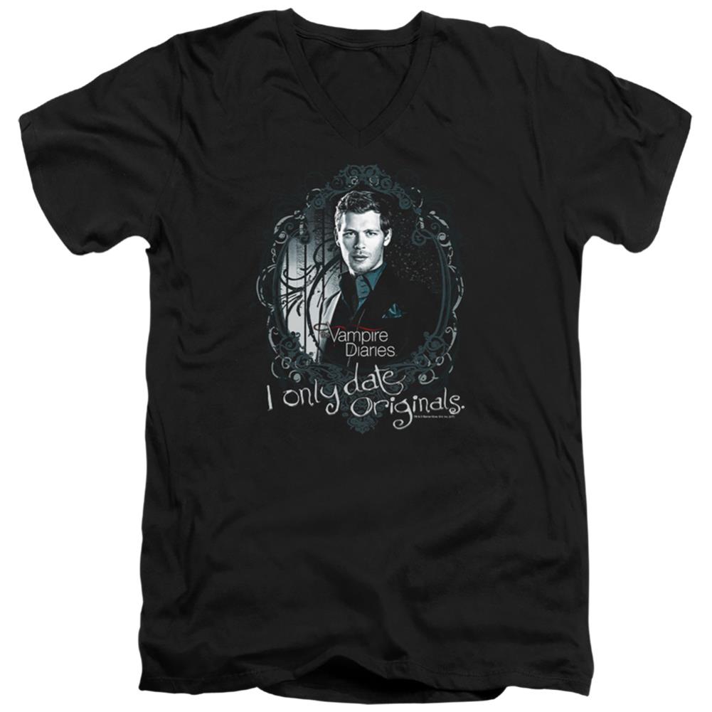 The Vampire Diaries Originals Men's 30/1 Cotton Slim V-Neck T-Shirt