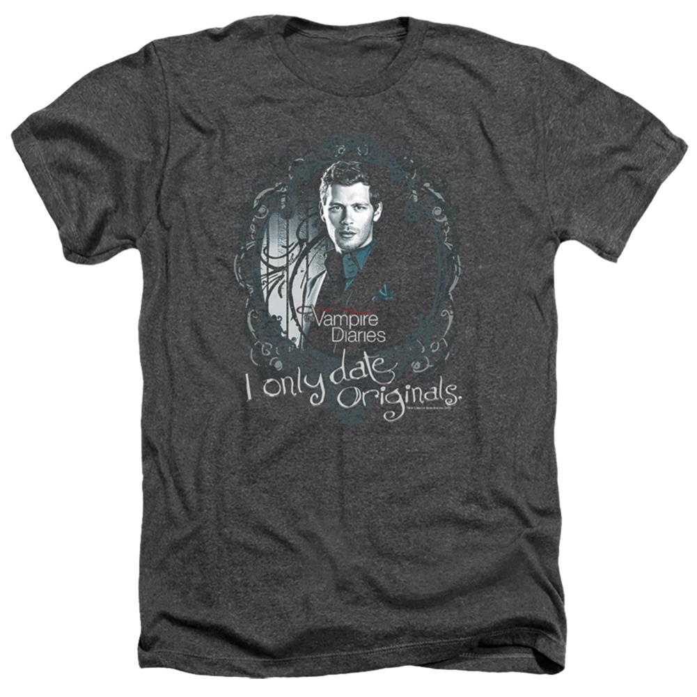 The Vampire Diaries Originals Men's 30/1 Heather 60 40 Poly Short-Sleeve T-Shirt