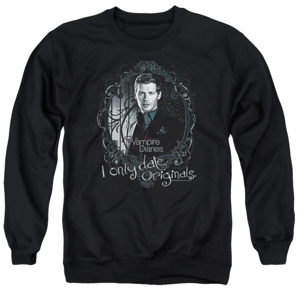 The Vampire Diaries Originals Men's Crewneck 50 50 Poly Long-Sleeve T-Shirt