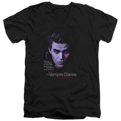 The Vampire Diaries Sense Your Body Men's 30/1 Cotton Slim V-Neck T-Shirt