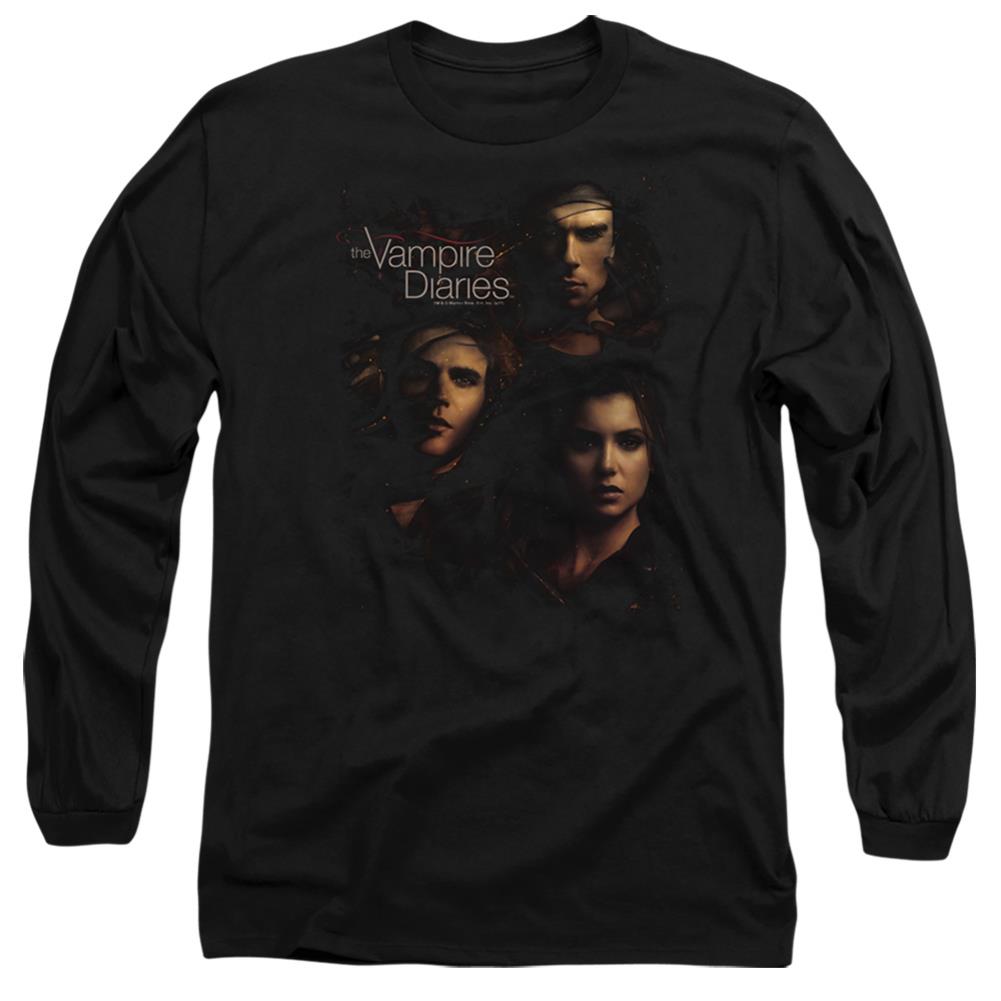 The Vampire Diaries Smokey Veil Men's 18/1 Cotton Long-Sleeve T-Shirt