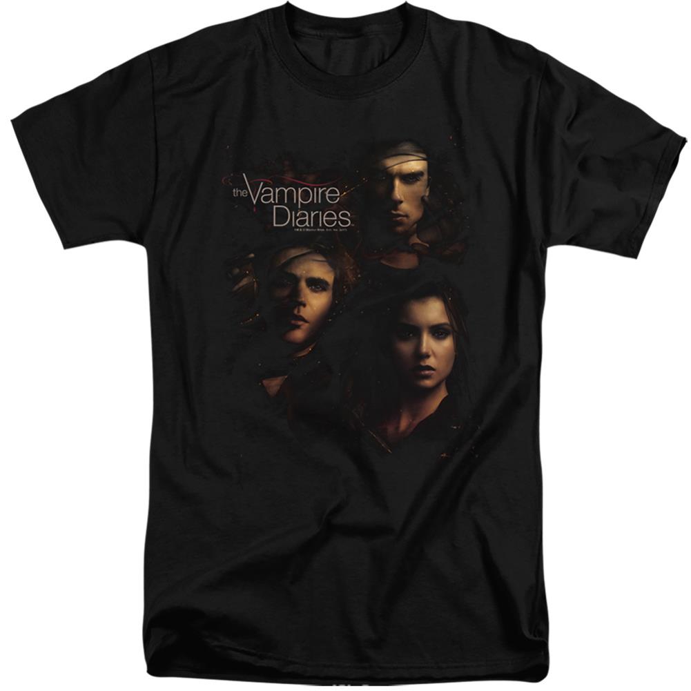 The Vampire Diaries Smokey Veil Men's 18/1 Tall Cotton Short-Sleeve T-Shirt