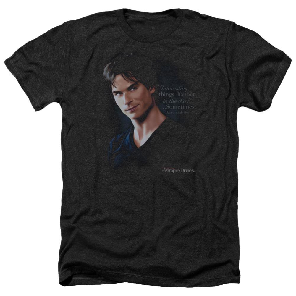 The Vampire Diaries Sometimes Men's 30/1 Heather 60 40 Poly Short-Sleeve T-Shirt