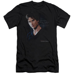 The Vampire Diaries Sometimes Men's Ultra-Soft 30/1 Cotton Slim Short-Sleeve T-Shirt