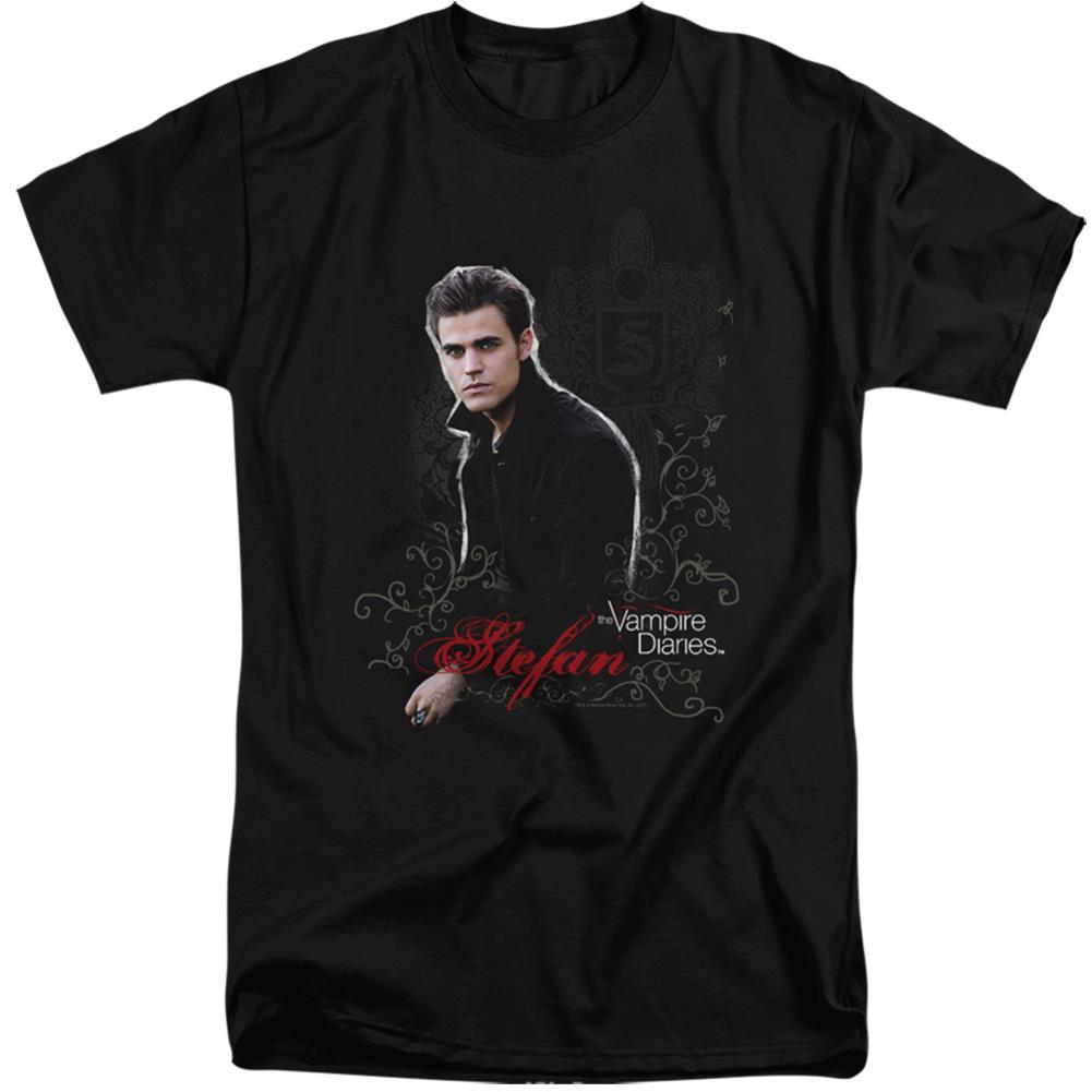 The Vampire Diaries Stefan Men's 18/1 Tall Cotton Short-Sleeve T-Shirt