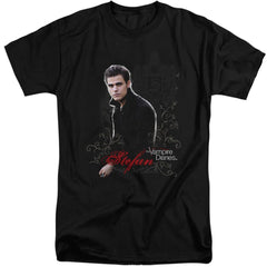 The Vampire Diaries Stefan Men's 18/1 Tall Cotton Short-Sleeve T-Shirt