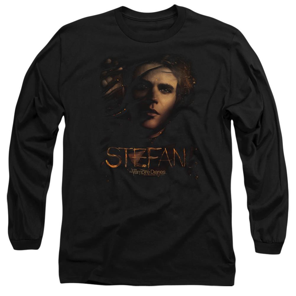 The Vampire Diaries Stefan Smokey Veil Men's 18/1 Cotton Long-Sleeve T-Shirt