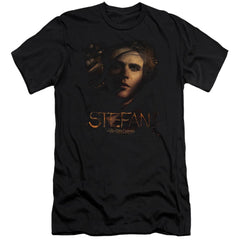 The Vampire Diaries Stefan Smokey Veil Men's Ultra-Soft 30/1 Cotton Slim Short-Sleeve T-Shirt