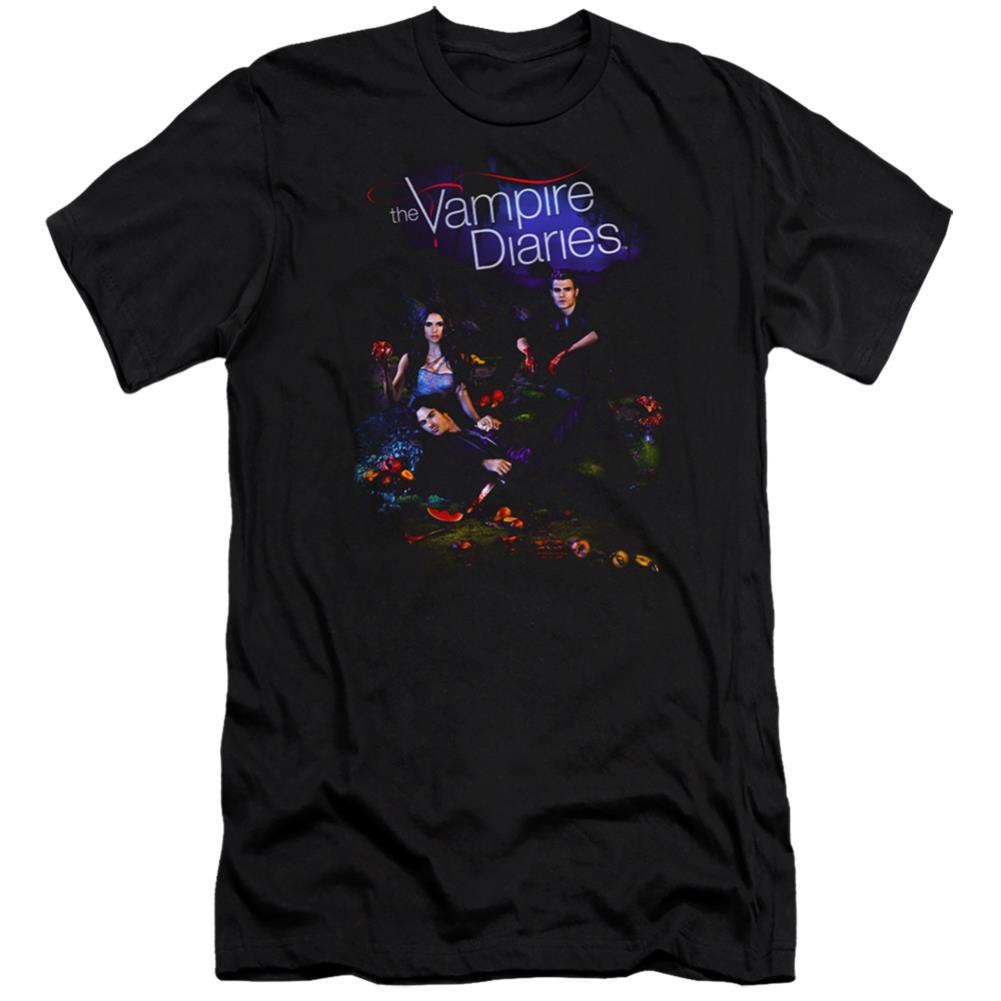 The Vampire Diaries Tempted Men's Ultra-Soft 30/1 Cotton Slim Short-Sleeve T-Shirt