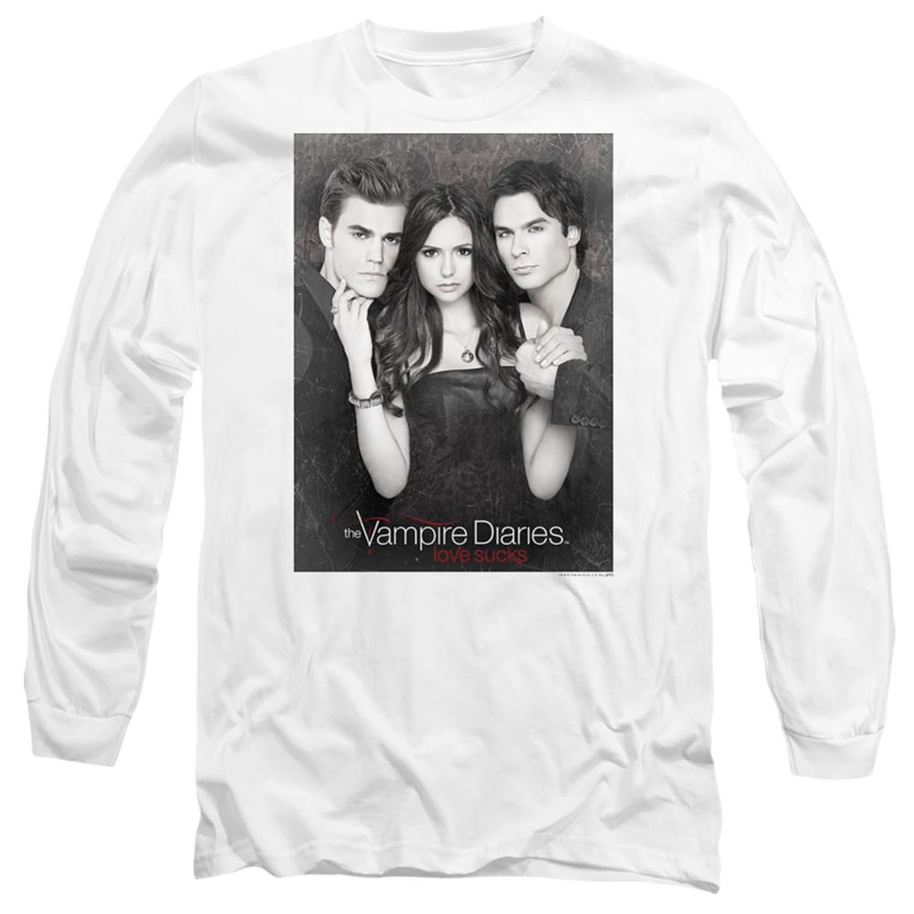 The Vampire Diaries That Was Then Men's 18/1 Cotton Long-Sleeve T-Shirt