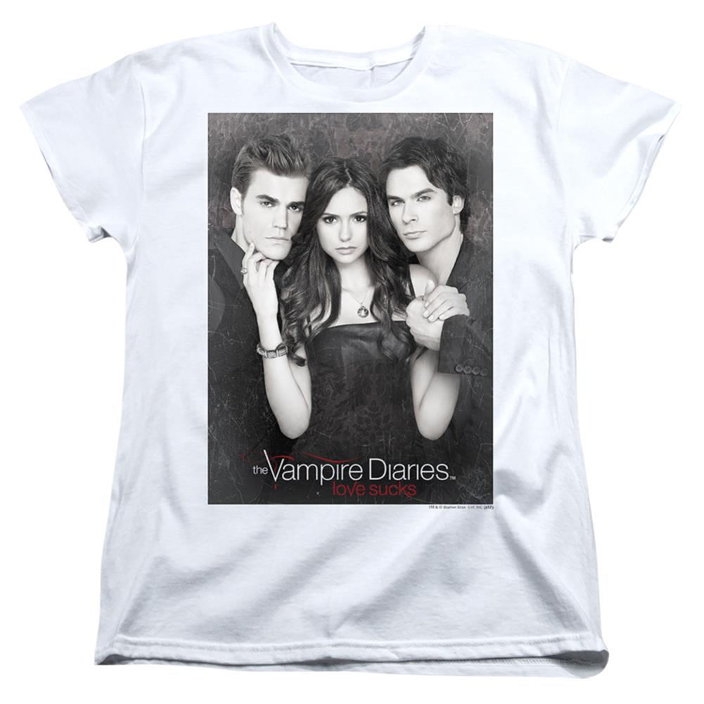 The Vampire Diaries That Was Then Women's 18/1 Cotton Short-Sleeve T-Shirt