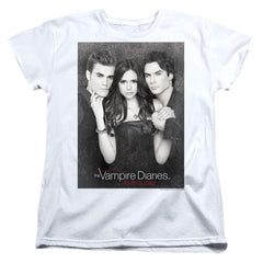 The Vampire Diaries That Was Then Women's 18/1 Cotton Short-Sleeve T-Shirt