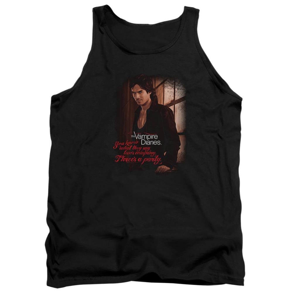 The Vampire Diaries Threes A Party Men's 18/1 Cotton Tank Top