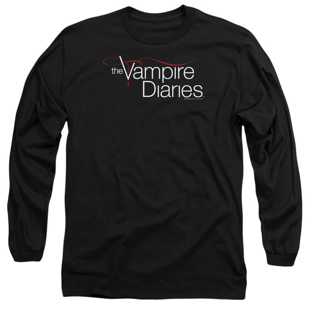 The Vampire Diaries Tvd Logo Men's 18/1 Cotton Long-Sleeve T-Shirt