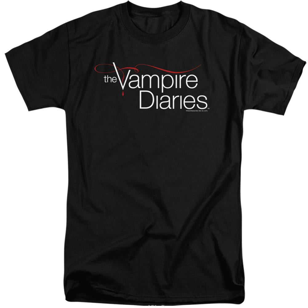 The Vampire Diaries Tvd Logo Men's 18/1 Tall Cotton Short-Sleeve T-Shirt