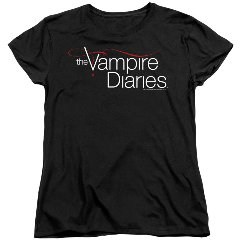 The Vampire Diaries Tvd Logo Women's 18/1 Cotton Short-Sleeve T-Shirt