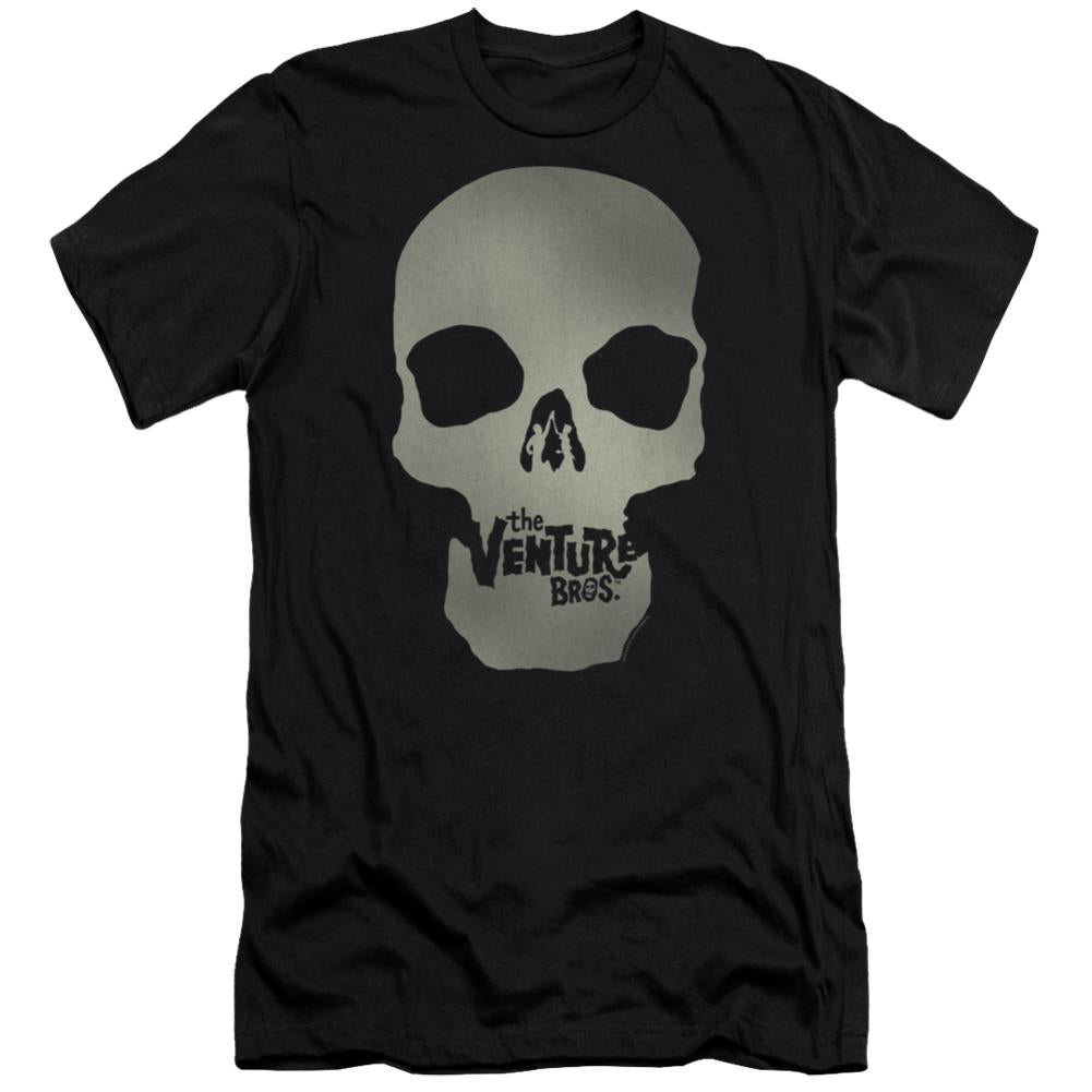 The Venture Bros Skull Logo Men's Ultra-Soft 30/1 Cotton Slim Short-Sleeve T-Shirt