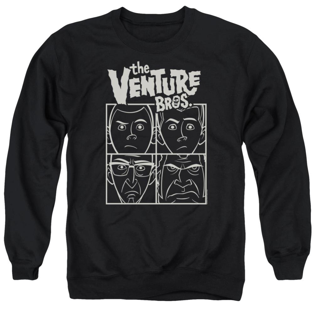 The Venture Bros Venture Men's Crewneck 50 50 Poly Long-Sleeve T-Shirt