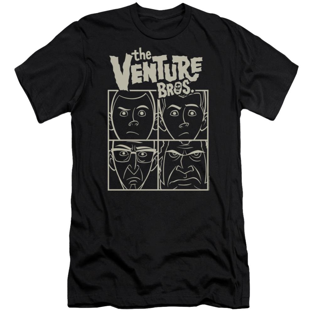The Venture Bros Venture Men's Ultra-Soft 30/1 Cotton Slim Short-Sleeve T-Shirt