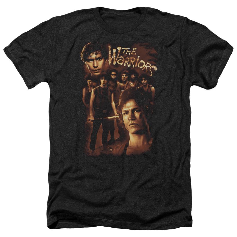 The Warriors 9 Warriors Men's 30/1 Heather 60 40 Poly Short-Sleeve T-Shirt