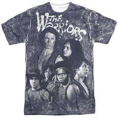 The Warriors Moody Streets Men's Regular Fit Polyester Short-Sleeve T-Shirt