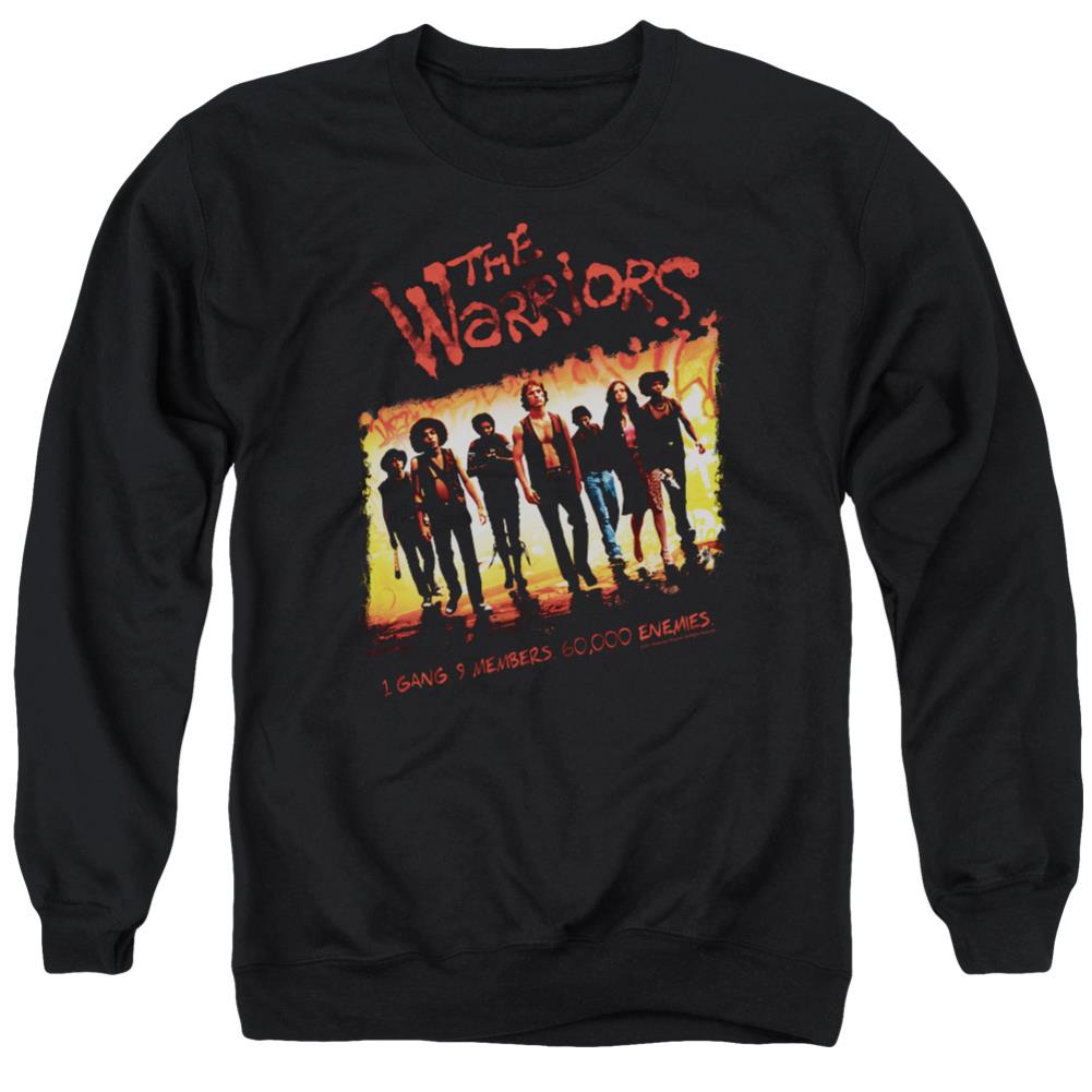 The Warriors One Gang Men's Crewneck 50 50 Poly Long-Sleeve T-Shirt