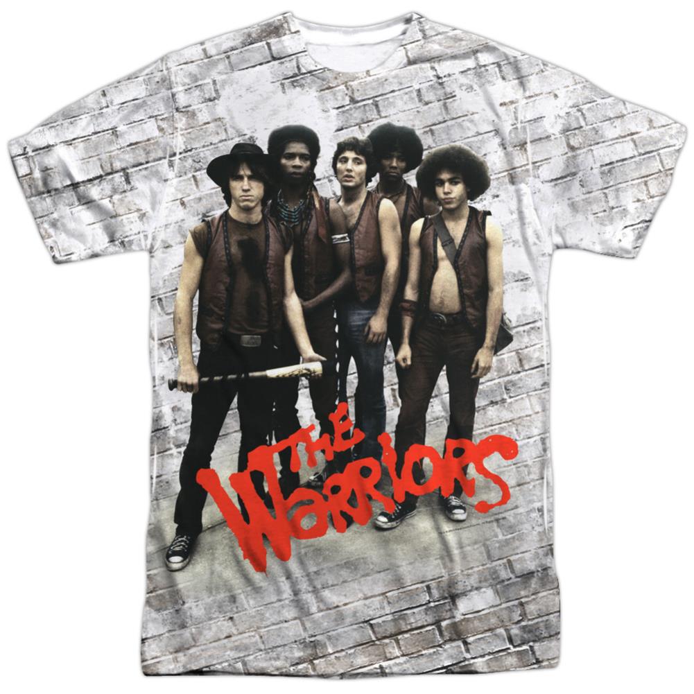 The Warriors Pose Men's Regular Fit Polyester Short-Sleeve T-Shirt