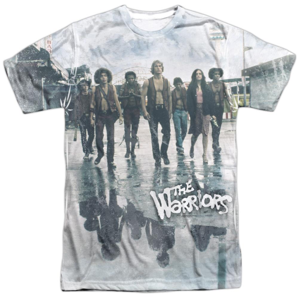 The Warriors Strolling Men's Regular Fit Polyester Short-Sleeve T-Shirt