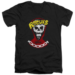 The Warriors The Rogues Men's 30/1 Cotton Slim V-Neck T-Shirt
