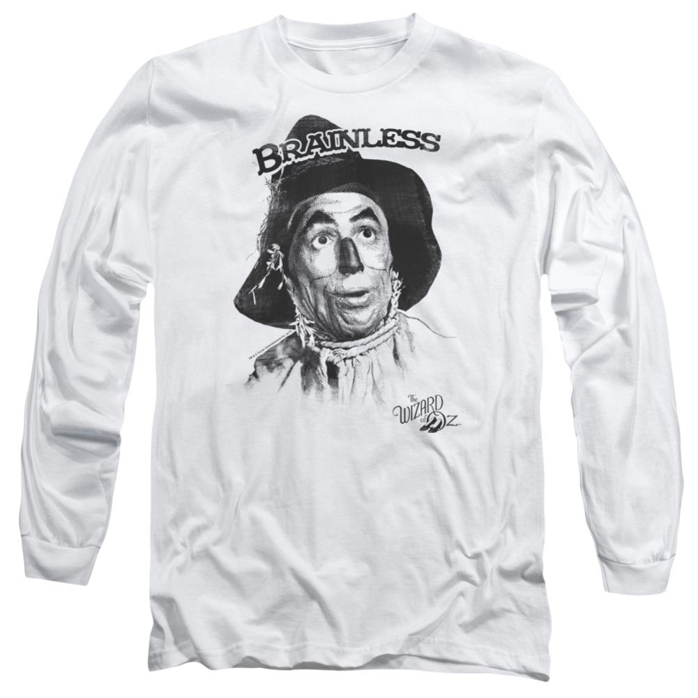 The Wizard Of Oz Brainless Men's 18/1 Cotton Long-Sleeve T-Shirt