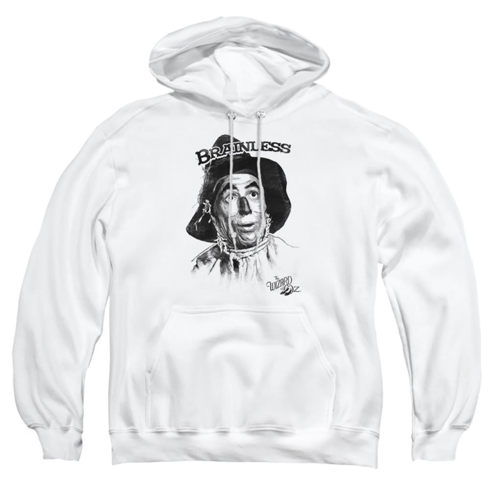 The Wizard Of Oz Brainless Men's Pull-Over 75 25 Poly Hoodie