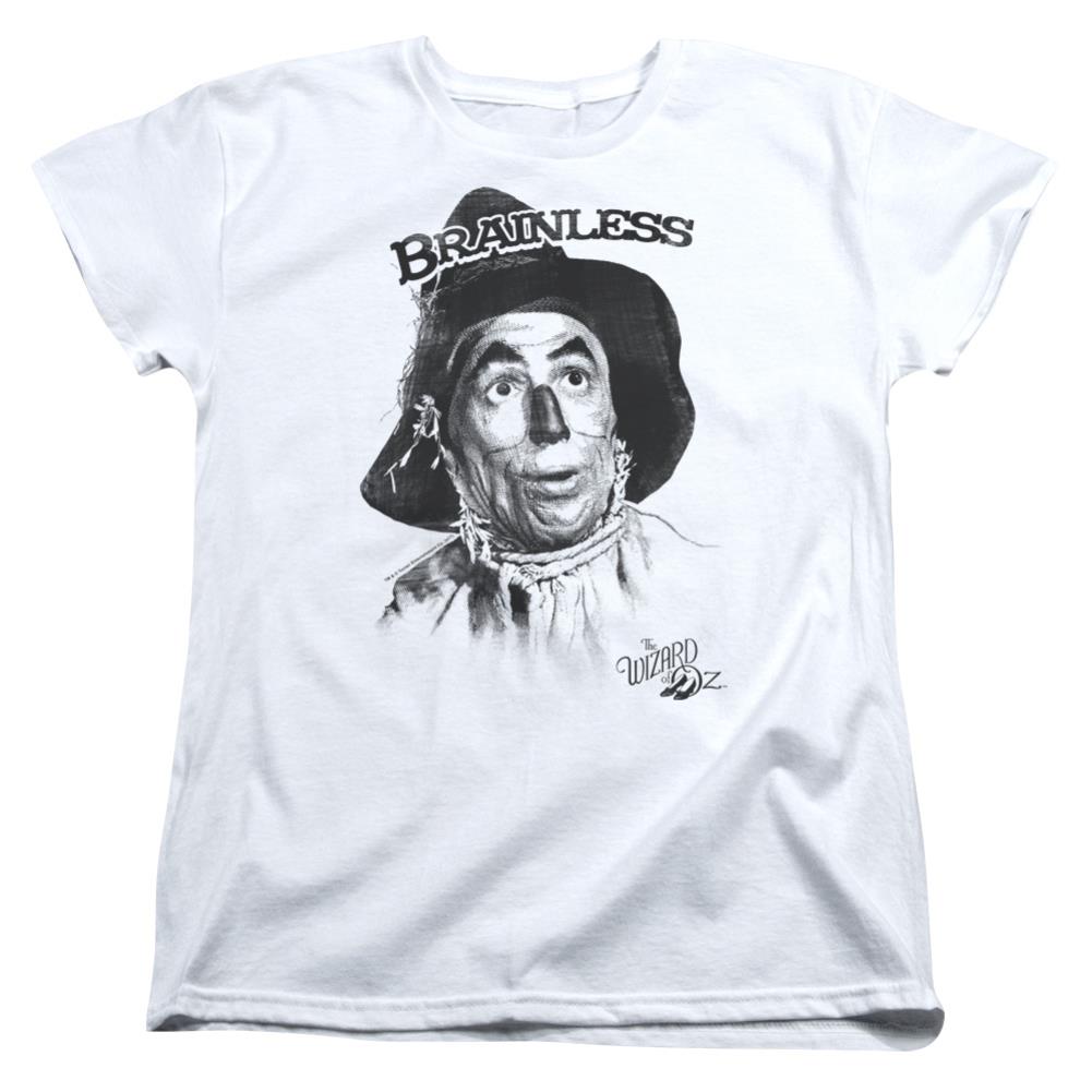 The Wizard Of Oz Brainless Women's 18/1 Cotton Short-Sleeve T-Shirt