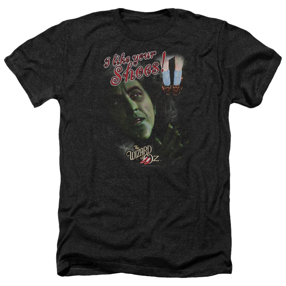 The Wizard Of Oz I Like Your Shoes Men's 30/1 Heather 60 40 Poly Short-Sleeve T-Shirt