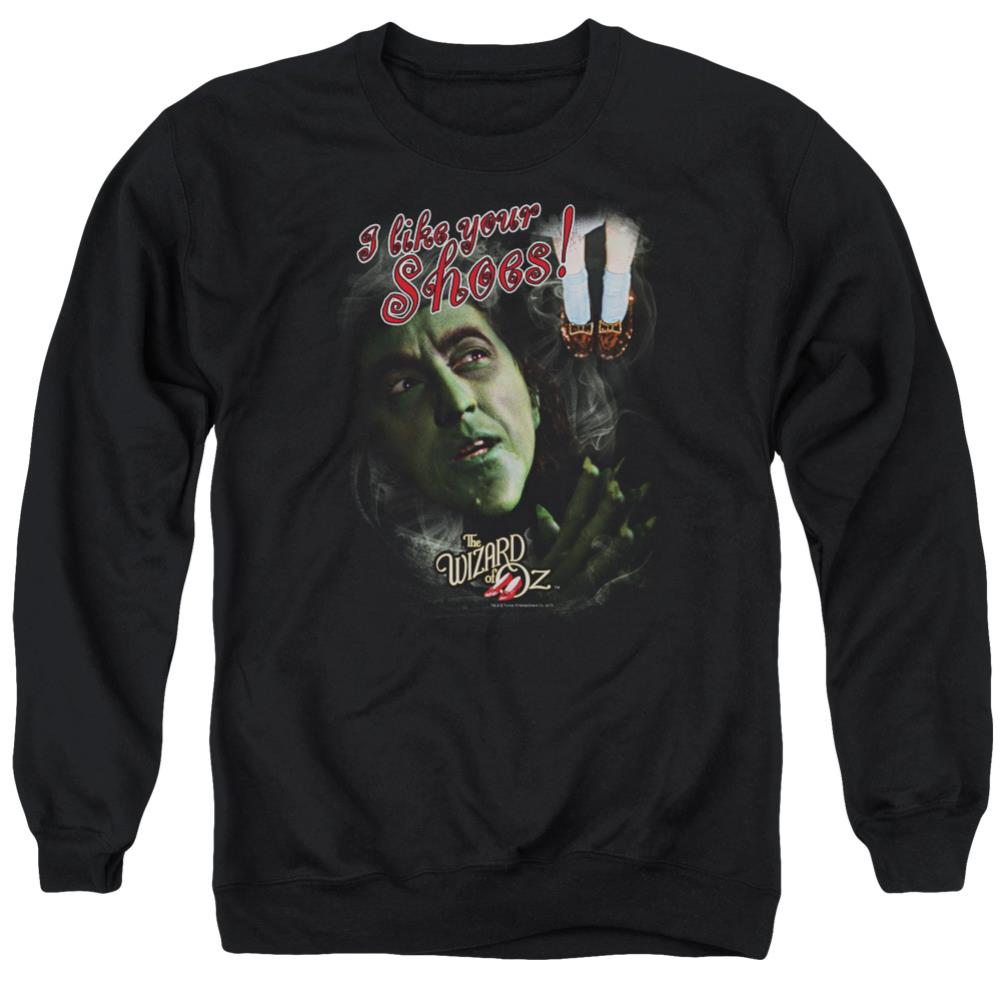 The Wizard Of Oz I Like Your Shoes Men's Crewneck 50 50 Poly Long-Sleeve T-Shirt